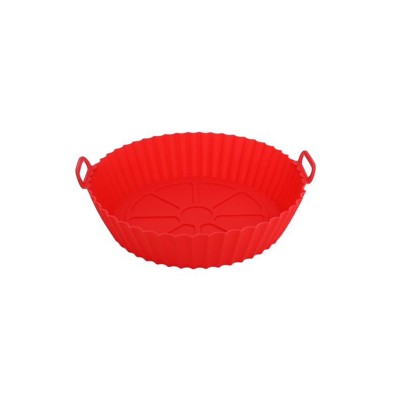 Forma rotunda for copt, Silicone alimentar, for friteuza with aer cald, 20 x 20 x 6.50 cm, Grunberg AFA2615