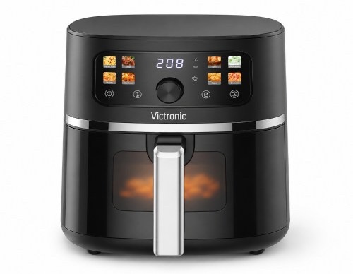 Airfryer Friteuza cu aer cald, 4.5 l, 1250-1500 W, Victronic VC4957