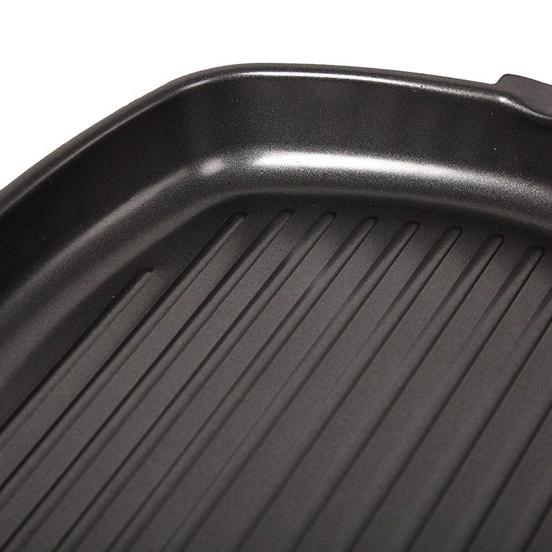 Grill aluminiu , with lid , 20x20 cm , Grunberg HXG20LD - Victronic thumbnail 3
