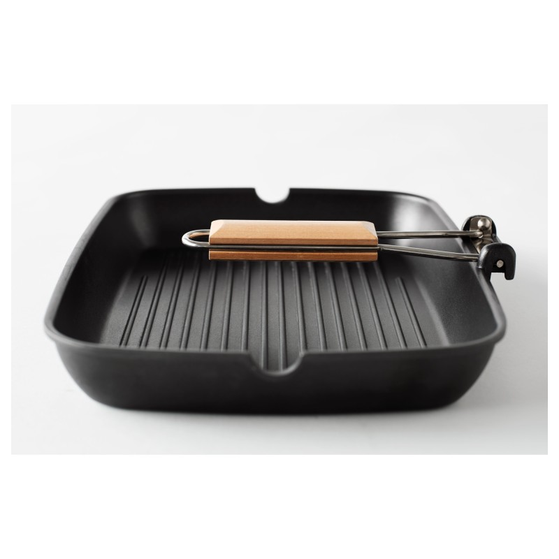 Grill aluminiu , with lid , 28x28 cm , Grunberg HXG28LD - Victronic thumbnail 3
