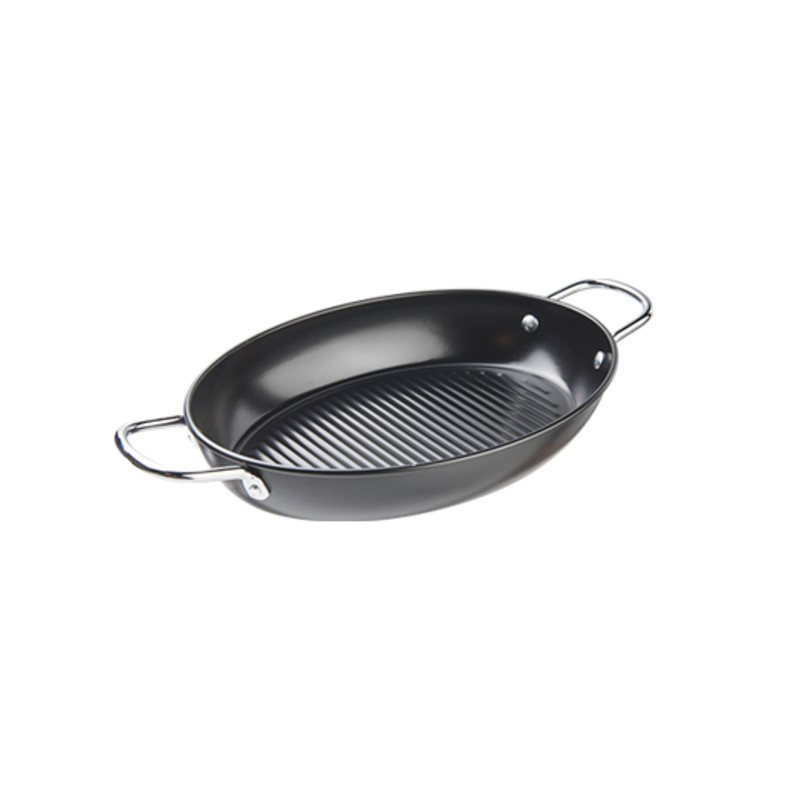 Grill Steel, with coating non-stick, 2 l, 30 x 21 x 5.50 cm, Grunberg GR6139  - Victronic