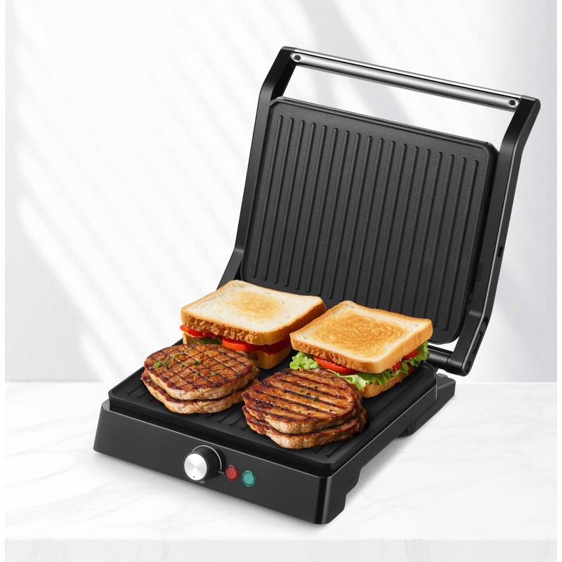 Grill electric, placi with coating non-stick, 1800 W, Victronic VC600  - Victronic