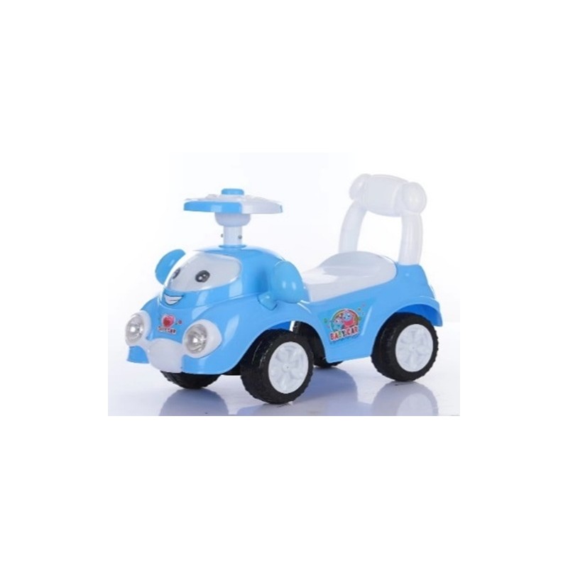 Masinuta for children - with lumina and muzica, roti plastic - Usor of asamblat - BLUE - Victronic