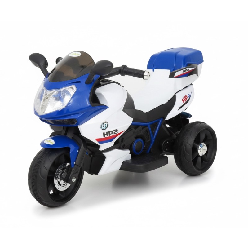Motocicleta electrica cu acumulator, pentru copii, HP2 MB6187A (albastru)