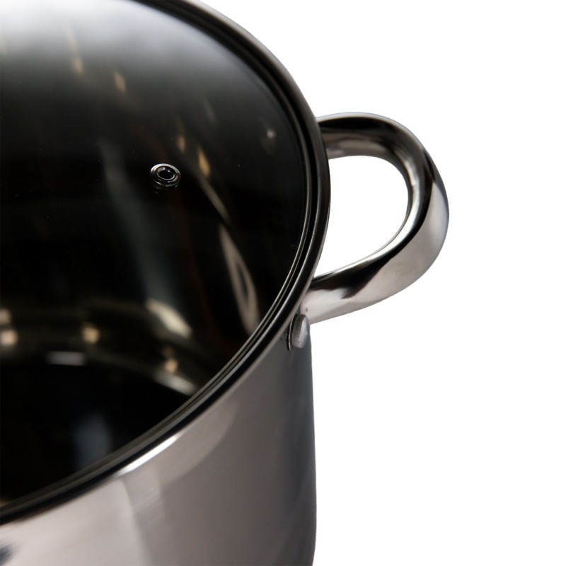 Pot Stainless Steel with glass lid , 10 l , Grunberg GR2126 - Victronic thumbnail 3