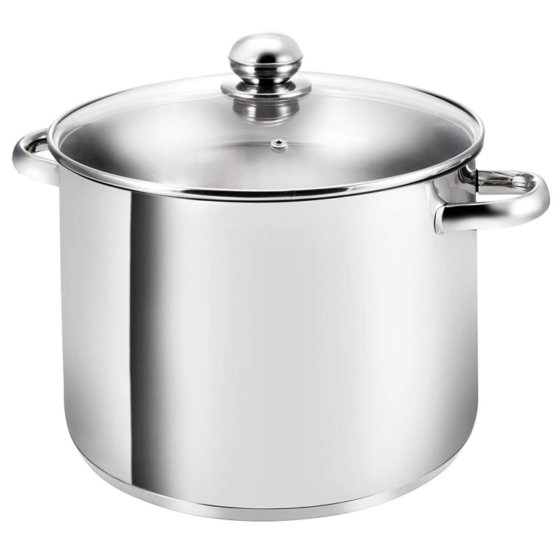 Pot Stainless Steel with glass lid , 13 l , Grunberg GR2128 - Victronic thumbnail 3
