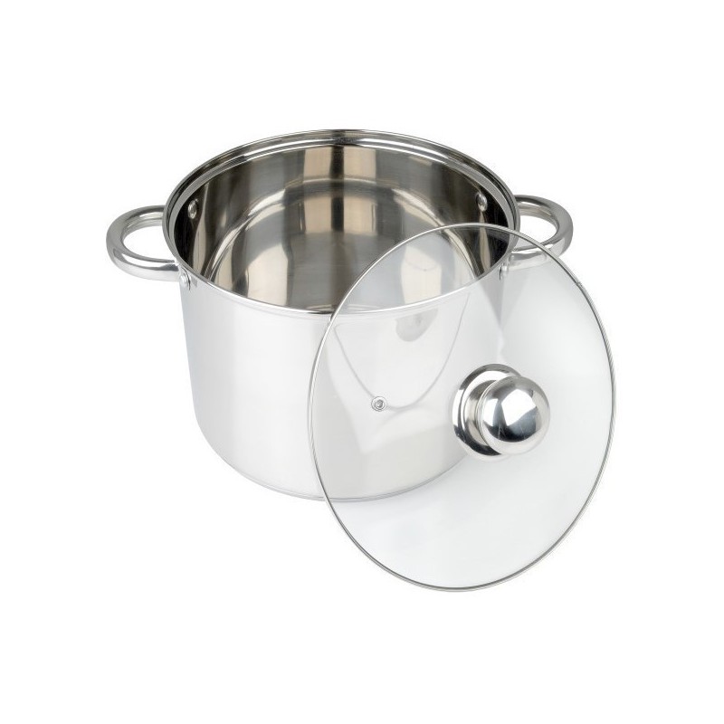 Pot Stainless Steel with glass lid , 13 l , Grunberg GR2128 - Victronic thumbnail 4