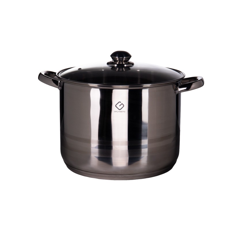 Pot Stainless Steel with glass lid , 18 l , Grunberg GR2132 - Victronic thumbnail 2