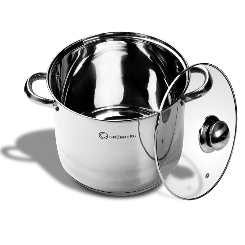 Pot Stainless Steel with glass lid , 18 l , Grunberg GR2132 - Victronic thumbnail 4