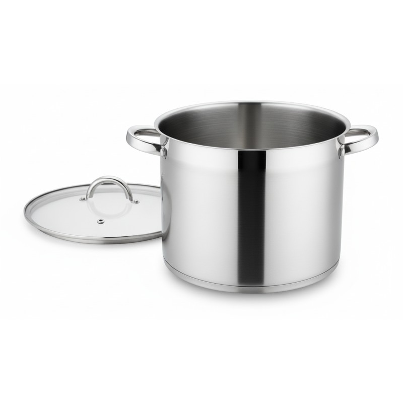 Pot Stainless Steel, with glass lid, 24 cm, 8.90 l, Grunberg GR7424 - Victronic thumbnail 3