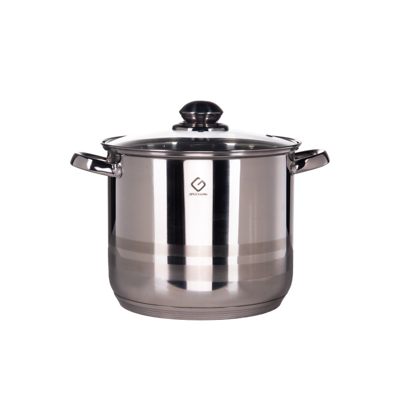 Pot Stainless Steel with glass lid , 5 l ,  Grunberg  GR2120 - Victronic thumbnail 6
