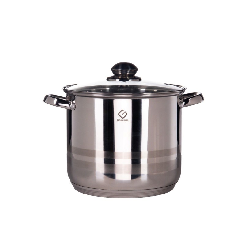 Pot Stainless Steel with glass lid , 6 l , Grunberg GR2122 - Victronic thumbnail 2