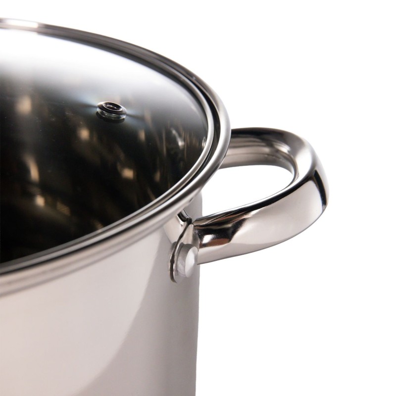 Pot Stainless Steel with glass lid , 6 l , Grunberg GR2122 - Victronic thumbnail 5