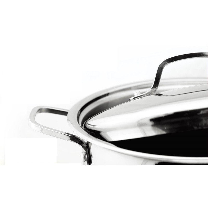 Pot inox with lid , 34 cm , 20.80 l , Grunberg GR3134 - Victronic thumbnail 3