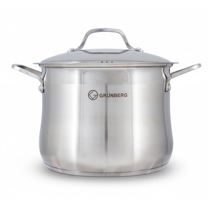 Pot inox with lid , 34 cm , 20.80 l , Grunberg GR3134 - Victronic thumbnail 4