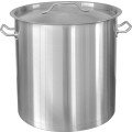 Pot profesionala Stainless Steel, with manere nituite, lid Stainless Steel, compatibila with stove with induction, 21 l, Grunberg GR2721 thumbnail 2