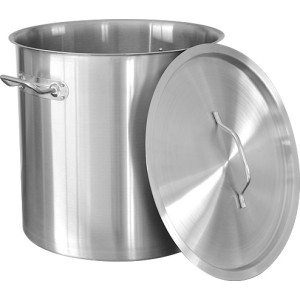 Pot profesionala Stainless Steel, with manere nituite, lid Stainless Steel, compatibila with stove with induction, 21 l, Grunberg GR2721 thumbnail 3