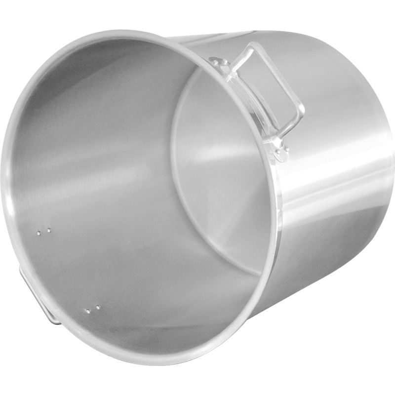 Pot profesionala Stainless Steel, with manere nituite, lid Stainless Steel, compatibila with stove with induction, 25 l, Grunberg GR2725 thumbnail 3