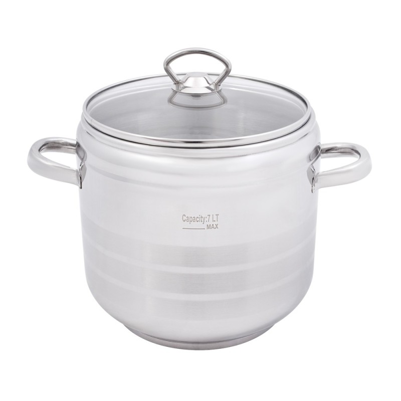 Pot sub presiune, with glass lid, 7l, Grunberg PC7 thumbnail 4