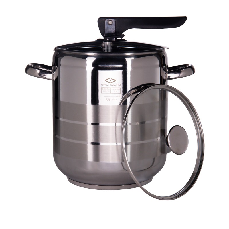 Pot sub presiune, with glass lid, 9 l, Grunberg PC9 thumbnail 5