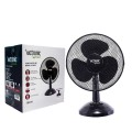Offer: Fan for birou, 22 cm, 2 speed settings, 20 W, Victronic TBF09 (black) thumbnail 2