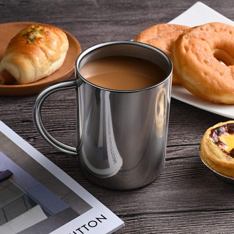 Pack promo: 2 pcs x Mug Stainless Steel, with double wall, 260 ml, Grunberg ICI260 thumbnail 6