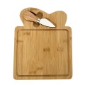 Platter Bamboo, with 1 accesoriu, for presentation and serving branzeturi, Grunberg GR5820 thumbnail 3