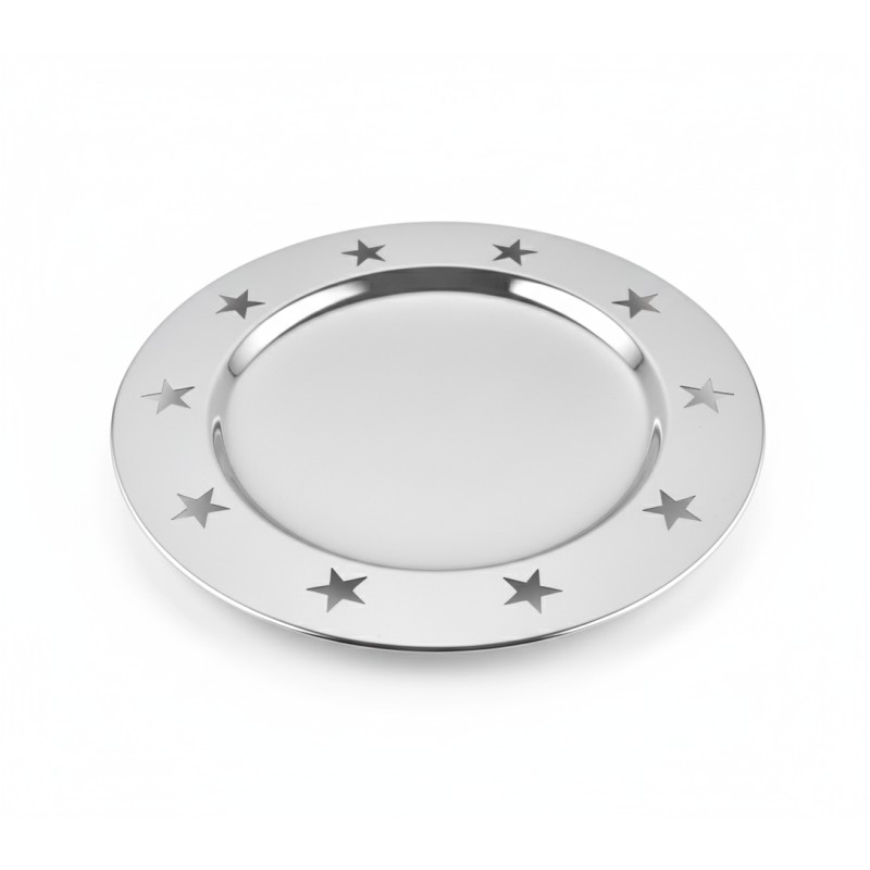 Platter round, Stainless Steel, Grunberg IGR6310