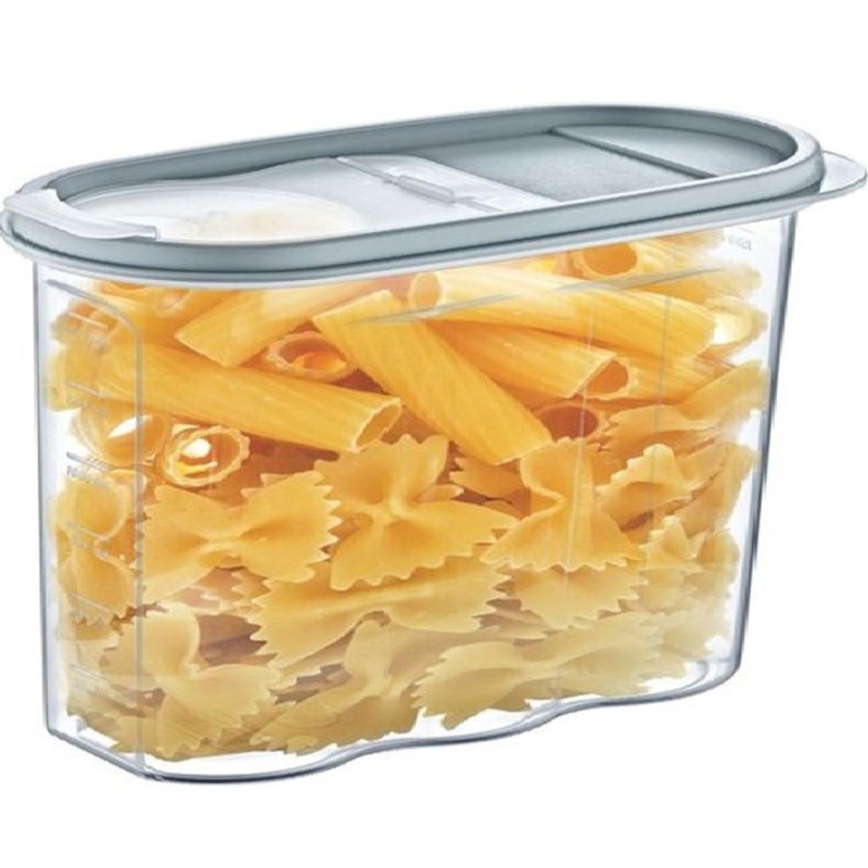 Set 10 buc x cutie pentru alimente, din plastic, cu capac, 1.25 l, Tuffex T... thumbnail 5