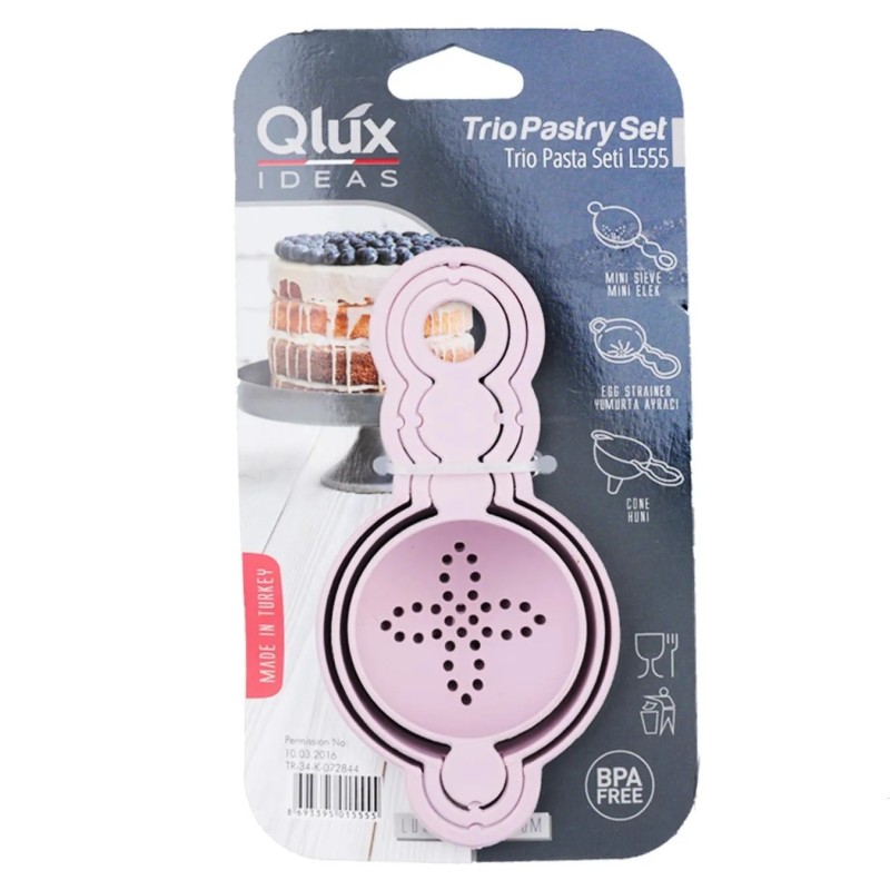 Set 3 accesorii pentru patiserie/cofetarie, 19.50 x 11 x 6.50, Qlux L00555 (dive... thumbnail 2