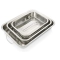 Set 3 pcs tray for oven, Stainless Steel, Grunberg ILP2505 thumbnail 3
