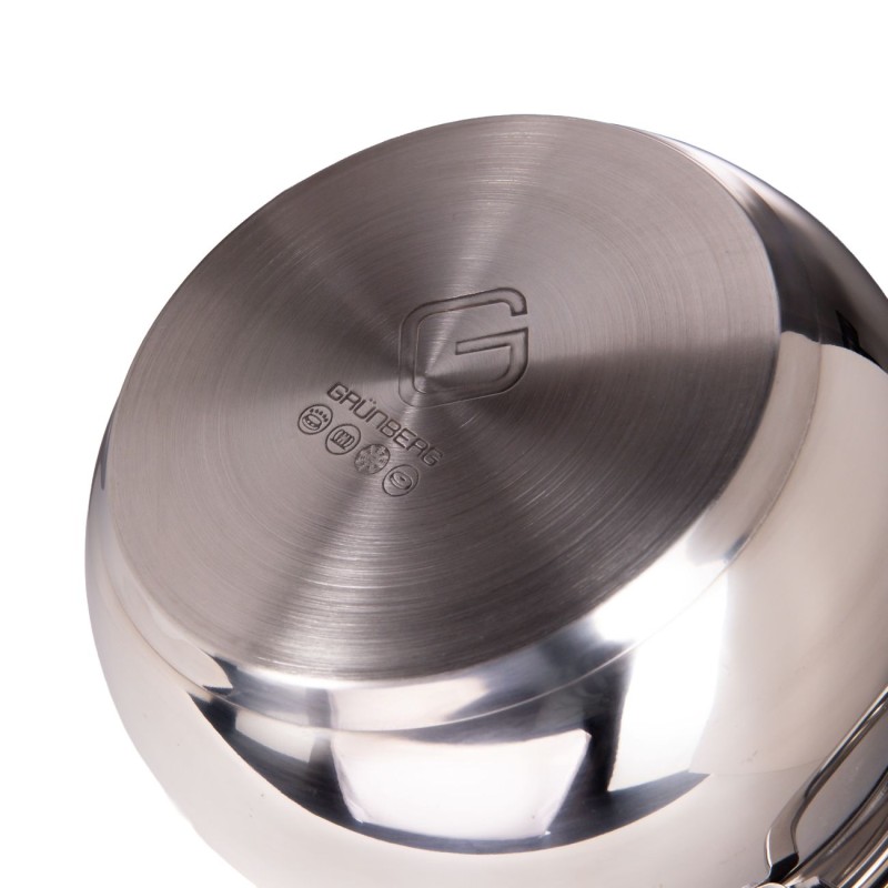 Set 3 oale Stainless Steel, 3 capace Glass, 4, 5.50 and 7 l, Grunberg GR1057 - Victronic thumbnail 3