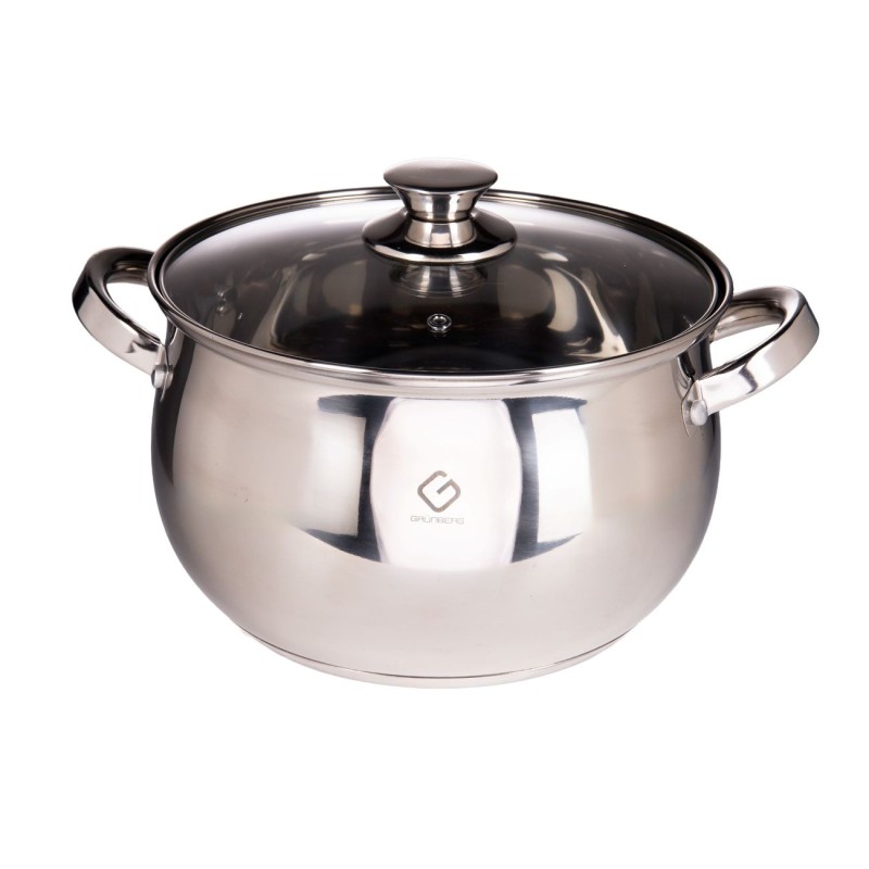 Set 3 oale Stainless Steel, 3 capace Glass, 4, 5.50 and 7 l, Grunberg GR1057 - Victronic thumbnail 5