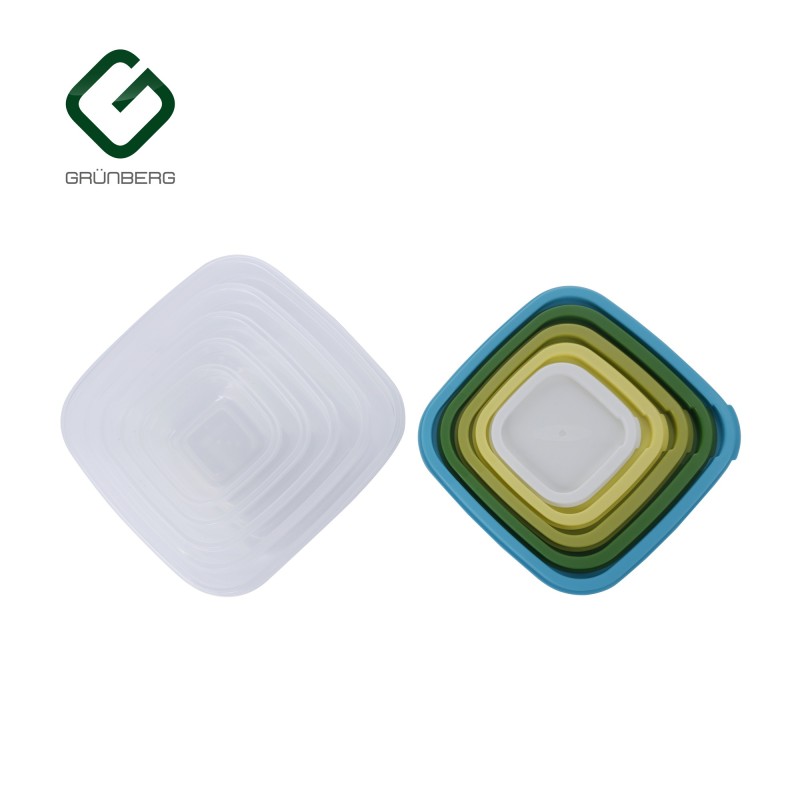 Set 7 caserole with lid, Plastic, 0.095/0.25/0.55/1/1.65/2.70/4.20 l, Grunberg  GR3751 thumbnail 2