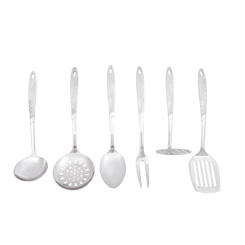 Set 7 ustensile for kitchen , Stainless Steel , Grunberg GR192 - Victronic