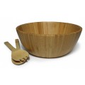 Set bowl for salad and 2 ustensile, Bamboo, Grunberg BM6355 thumbnail 2