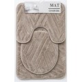 Set covoare baie, 3 pieces, anti-alunecare, Grunberg CB010 (various modele and culori) thumbnail 2