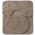 Set covoare baie, 3 pieces, anti-alunecare, Grunberg CB012 (various modele and culori) thumbnail 2