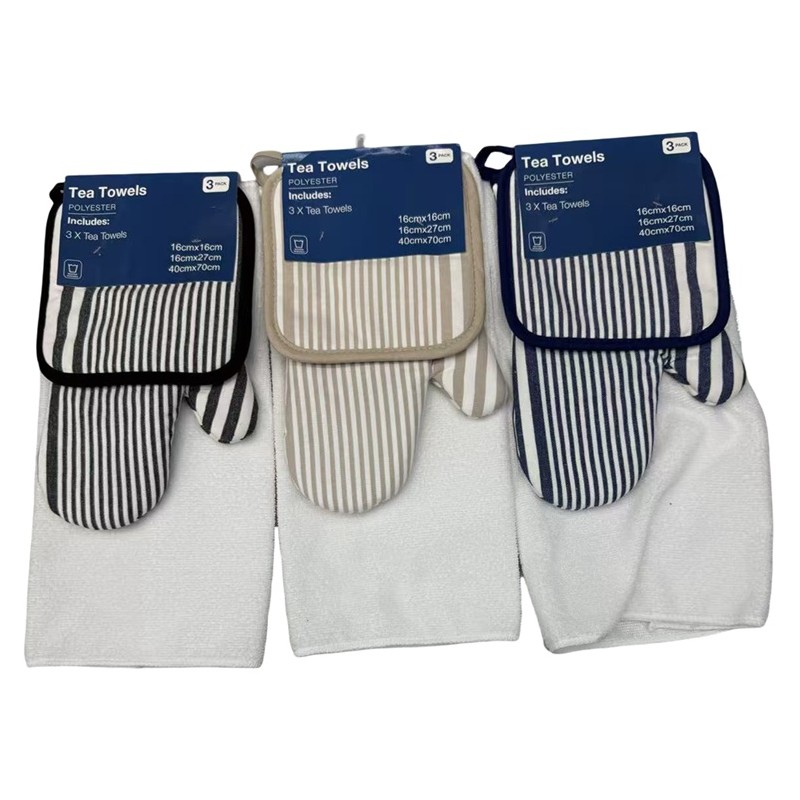 Set laveta din microfibre, manusa si support vase, Grunberg PMF09 thumbnail 2