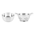 Set strainer and bowl, Stainless Steel , Ø 15.50 x 8.50 cm , Grunberg IGR5868 thumbnail 2