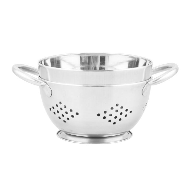 Set strainer and bowl, Stainless Steel , Ø 15.50 x 8.50 cm , Grunberg IGR5868 thumbnail 2