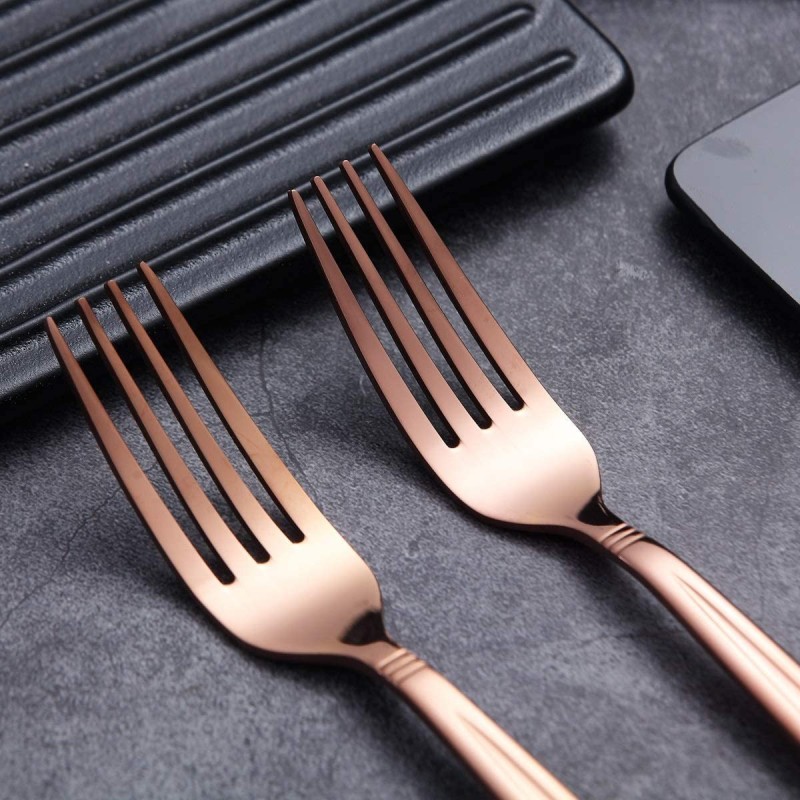 Set tacamuri din inox 24 piese, Grunberg BL386R24 (roz auriu) thumbnail 7
