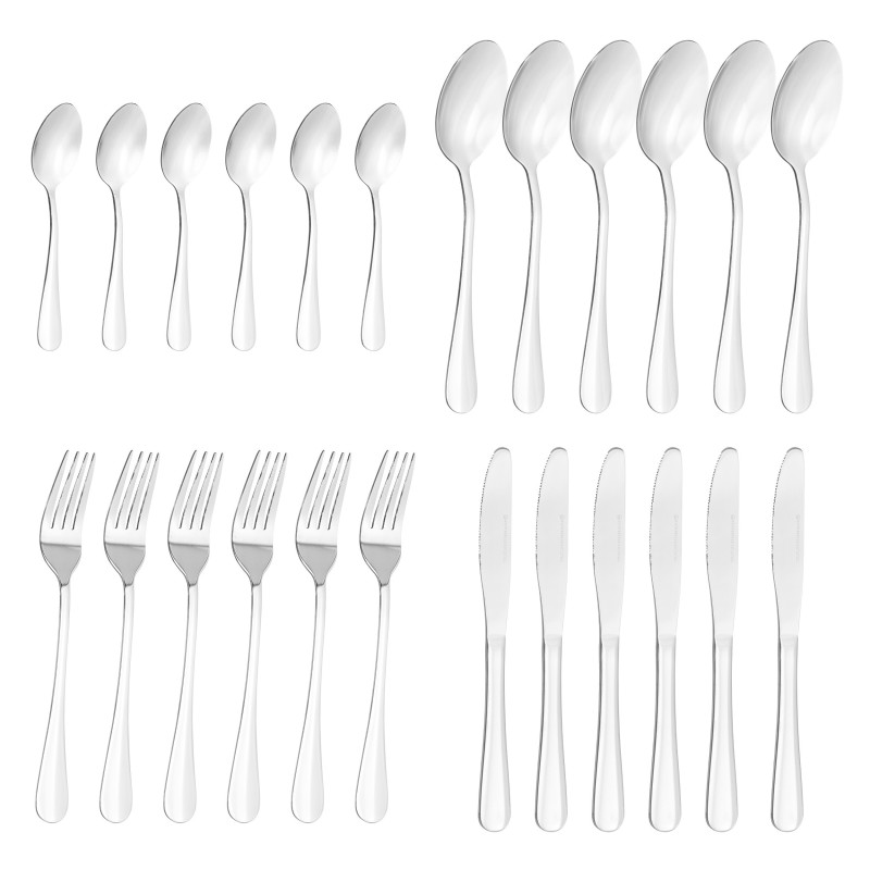 Set cutlery Stainless Steel 24 piese Grunberg GR134 - Victronic thumbnail 2