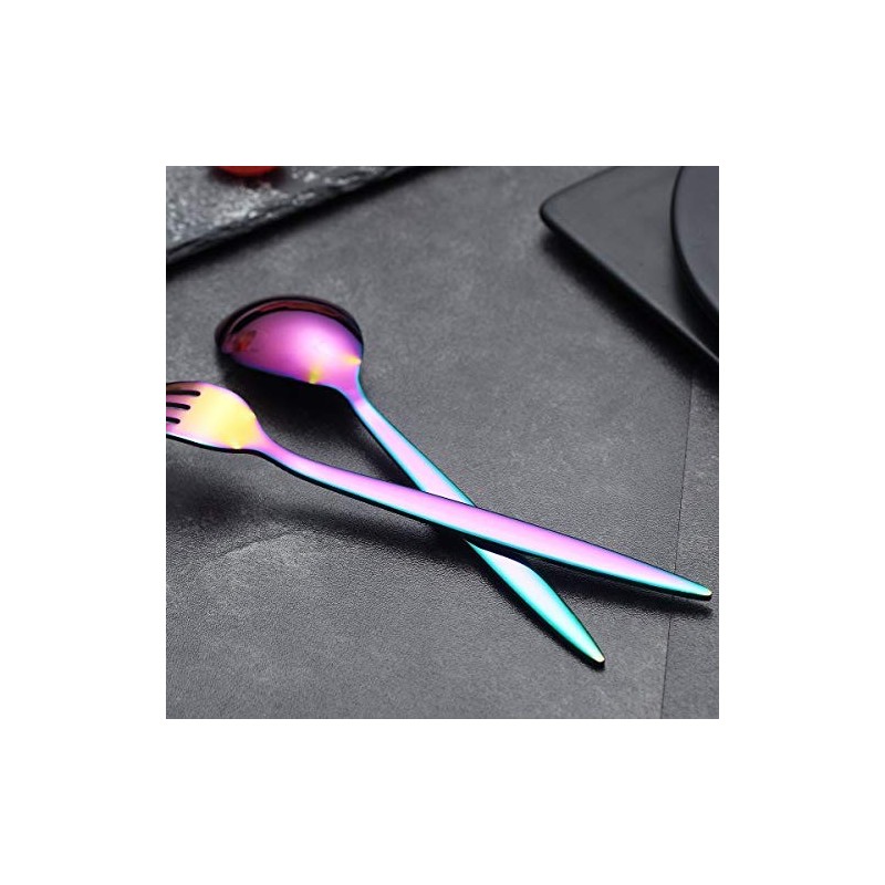 Set tacamuri din inox 30 piese, Grunberg BL386C30 (curcubeu) thumbnail 5