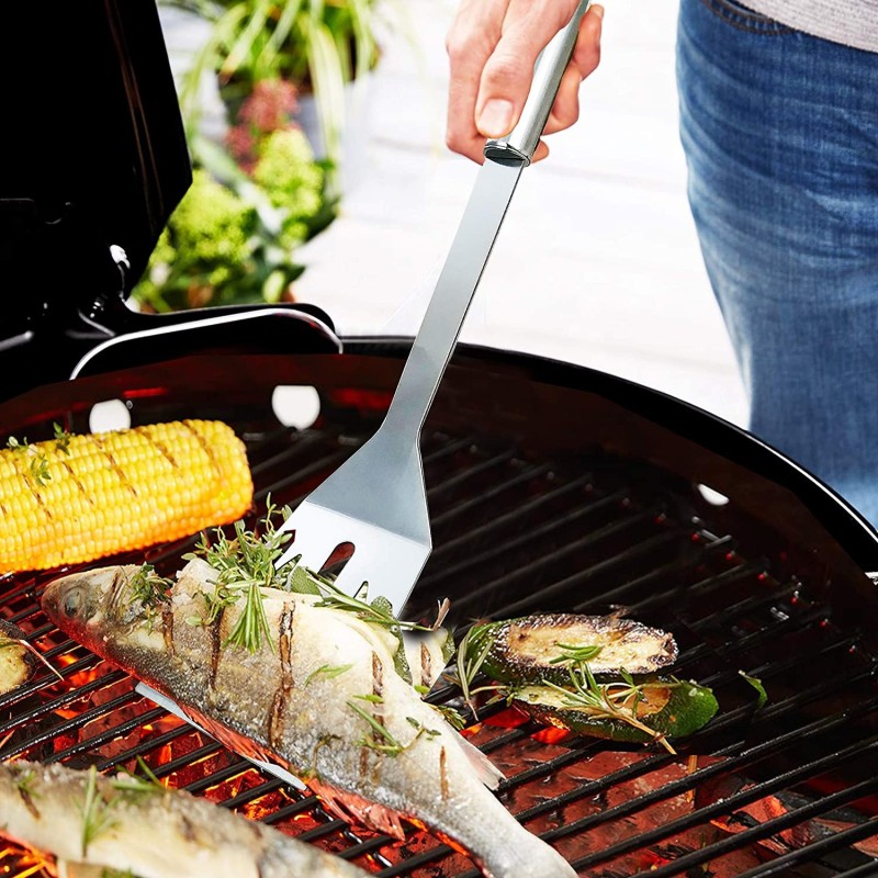 Set ustensile Stainless Steel, for grill, 13 piese, Grunberg UG13PS thumbnail 3