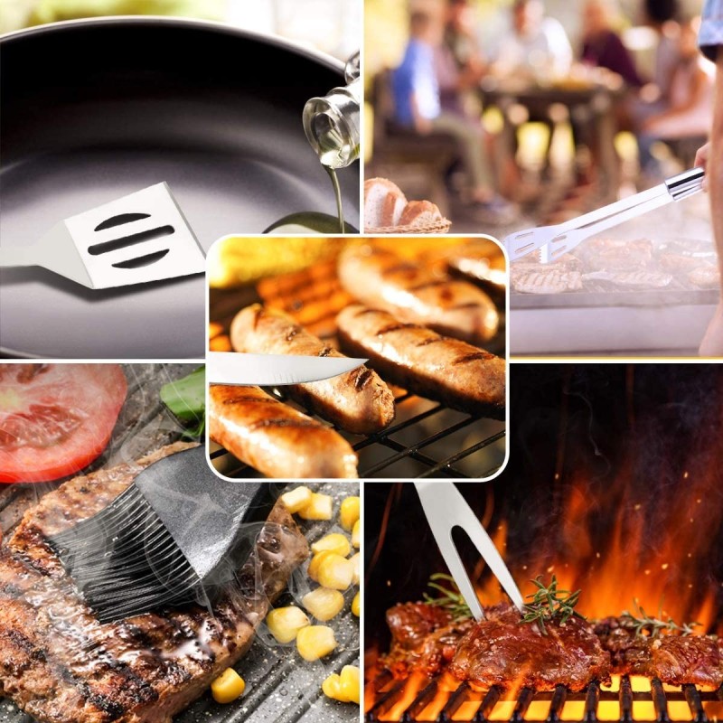 Set ustensile Stainless Steel, for grill, 5 piese, Grunberg UG5PS thumbnail 11