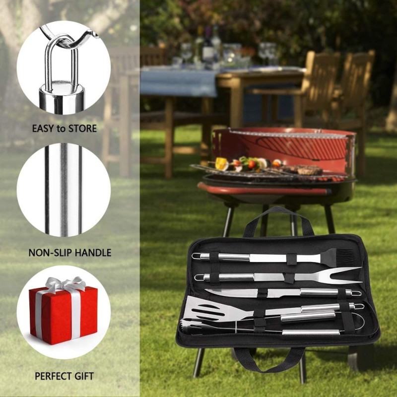 Set ustensile Stainless Steel, for grill, 5 piese, Grunberg UG5PS thumbnail 13