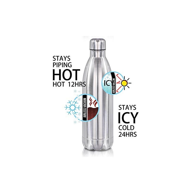 Bottle thermos, Stainless Steel, 500 ml, Grunberg T500 - Victronic