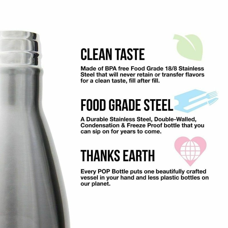 Bottle thermos, Stainless Steel, 500 ml, Grunberg T500 - Victronic thumbnail 3