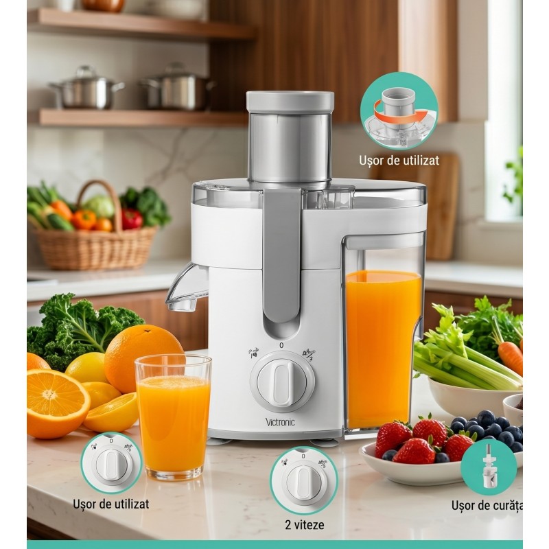 Storcator for fructe and legume, 400 W, Victronic VC9152  - Victronic thumbnail 3
